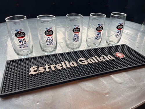 Estrella galicia set - 5, pint