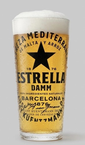 Estrella pint glasses black - 2,