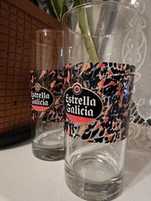 Set Of 8 Estrella Galicia Pint