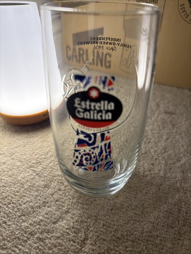Estrella galicia pint glass - glass,